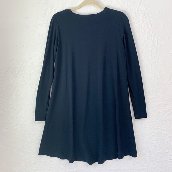 Sympli Quest Tunic Ponte Knit Lagenlook Navy Blue Sz 8 - Picture 3 of 10